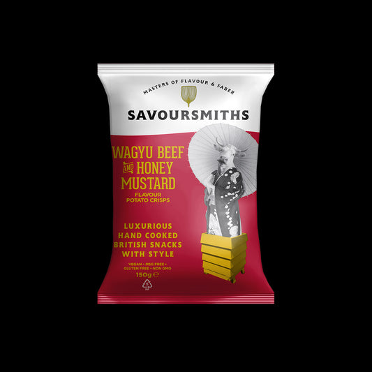 Savoursmiths Potato Chips - Vegan Wagyu Beef & Honey Mustard